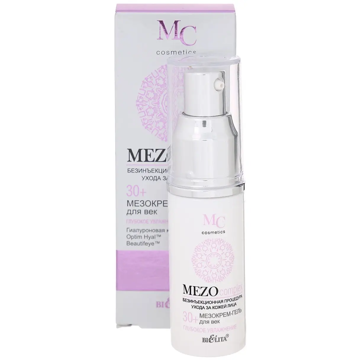 mezo 30 کرم-ژل دور چشم مزو +30 ؛ مرطوب کننده عمقی حجم 30 میلی لیتر