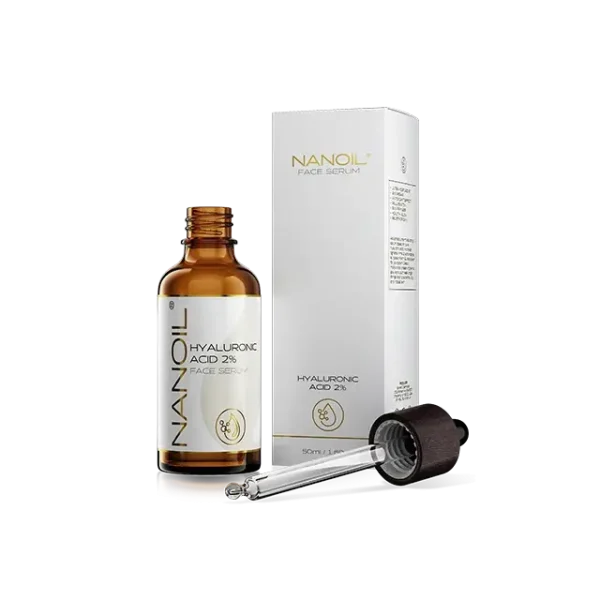 سرم آبرسان صورت هیالورونیک اسید NANOIL حجم 50 میلی لیتر