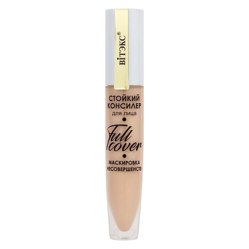 Full Cover Long-Lasting Concealer for the face. Masking imperfections, shade 43 کانسیلر فول کاور صورت با ماندگاری 12 ساعته کد 43 رنگ هلویی حجم 5 میلی لیتر