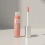 لیپ گلاس حجم دهنده و براق لوکس ویسیج ایکون لیپس کد 504 رنگ Dusty Rose حجم 5 میلی لیتر